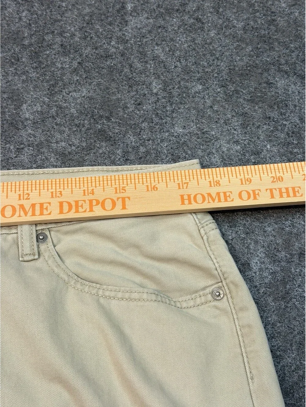 Levis 514 Straight Fit Jeans Mens 34x32 Khaki Tan 100% Cotton Casual Pants